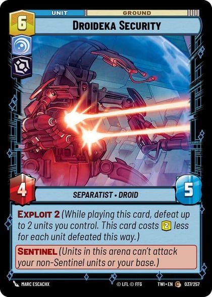 Droideka Security, Twilight of the Republic 037/257