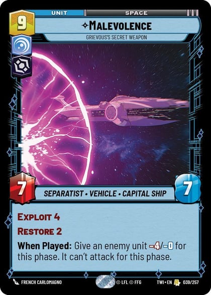 Malevolence - Grievous’s Secret Weapon, Twilight of the Republic 039/257