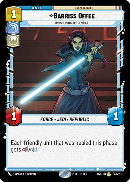 Barriss Offee - Unassuming Apprentice, Twilight of the Republic 042/257