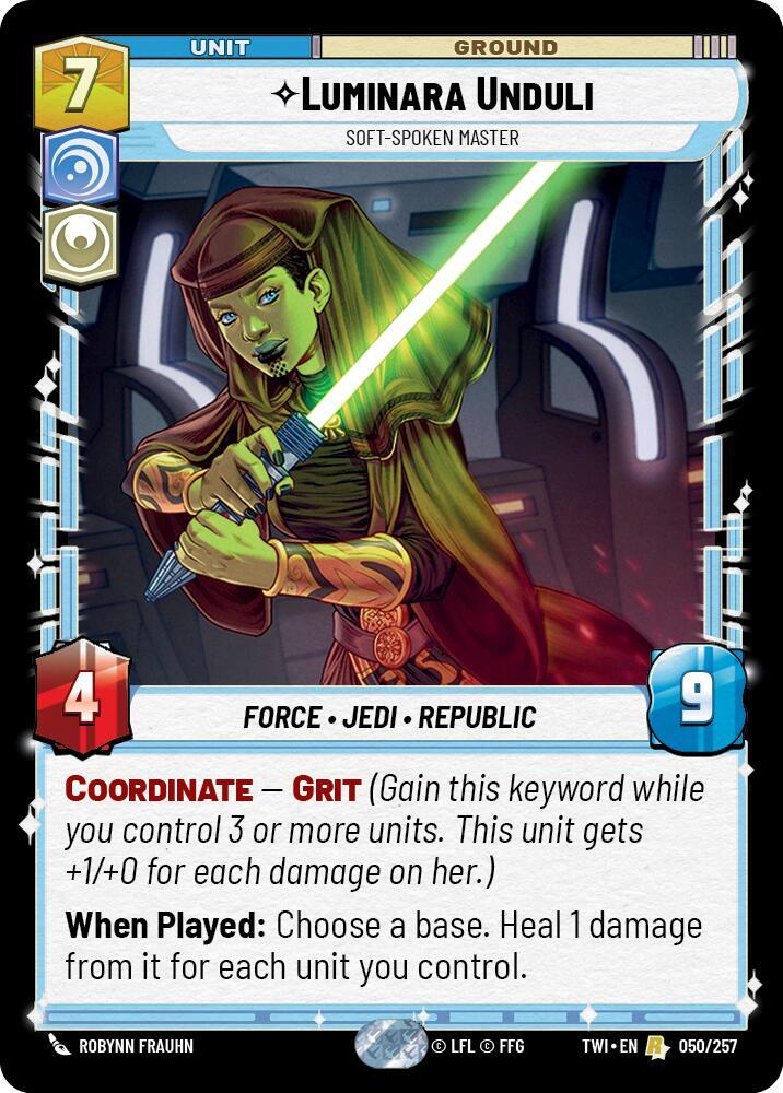 Luminara Unduli - Soft-Spoken Master, Twilight of the Republic 050/257