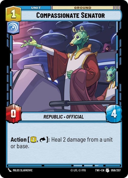 Compassionate Senator, Twilight of the Republic 056/257