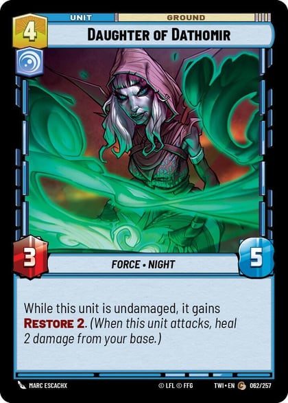 Daughter of Dathomir, Twilight of the Republic 062/257