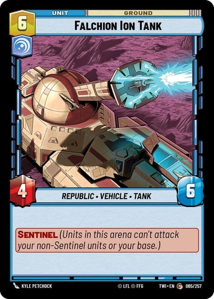 Falchion Ion Tank, Twilight of the Republic 065/257