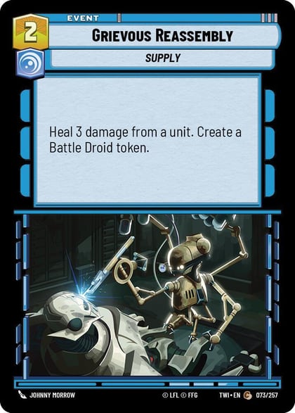 Grievous Reassembly, Twilight of the Republic 073/257