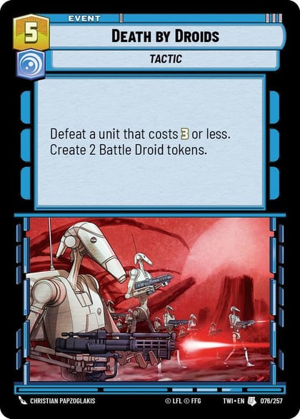 Death by Droids, Twilight of the Republic 076/257