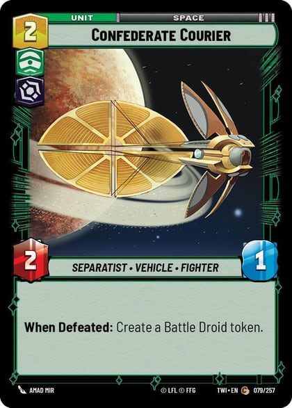 Confederate Courier, Twilight of the Republic 079/257