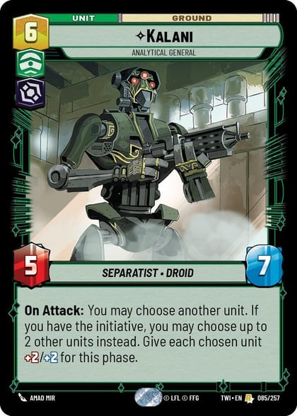 Kalani - Analytical General, Twilight of the Republic 085/257