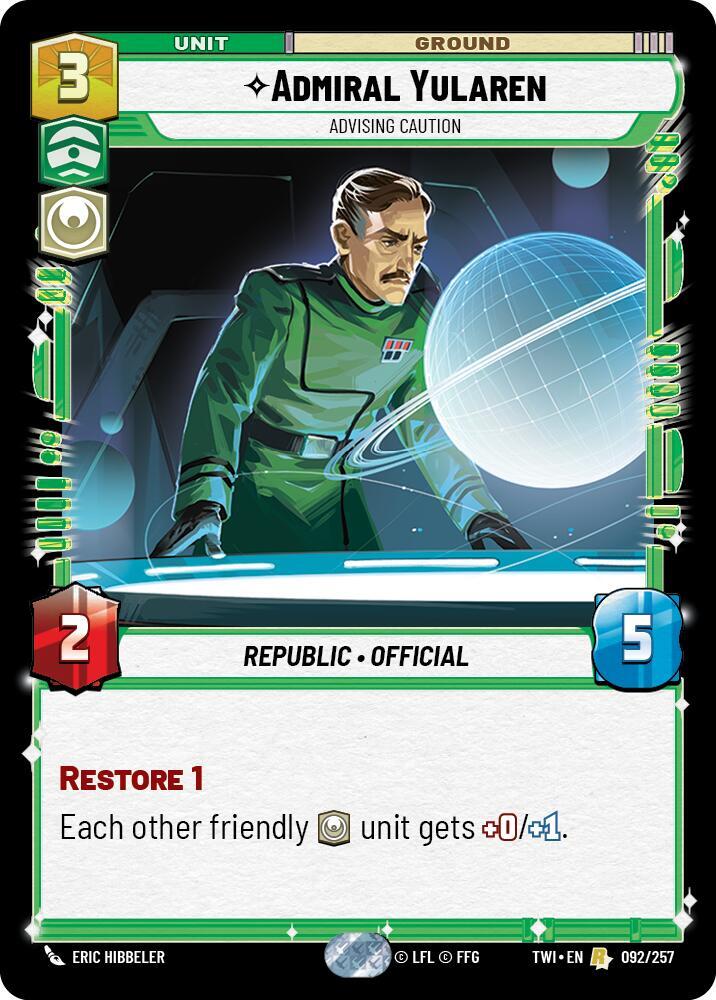 Admiral Yularen - Advising Caution, Twilight of the Republic 092/257
