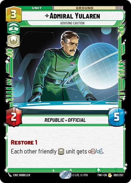 Admiral Yularen - Advising Caution, Twilight of the Republic 092/257