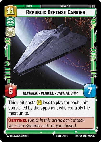 Republic Defense Carrier, Twilight of the Republic 098/257