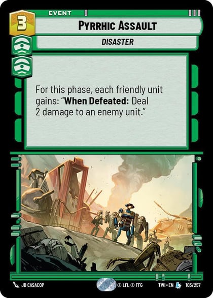 Pyrrhic Assault, Twilight of the Republic 103/257