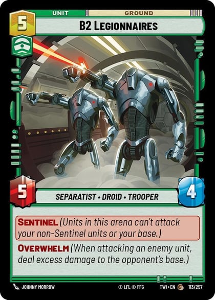 B2 Legionnaires, Twilight of the Republic 113/257