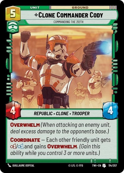 Clone Commander Cody - Commanding the 212th, Twilight of the Republic 114/257
