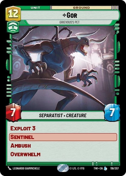 Gor - Grievous's Pet, Twilight of the Republic 118/257