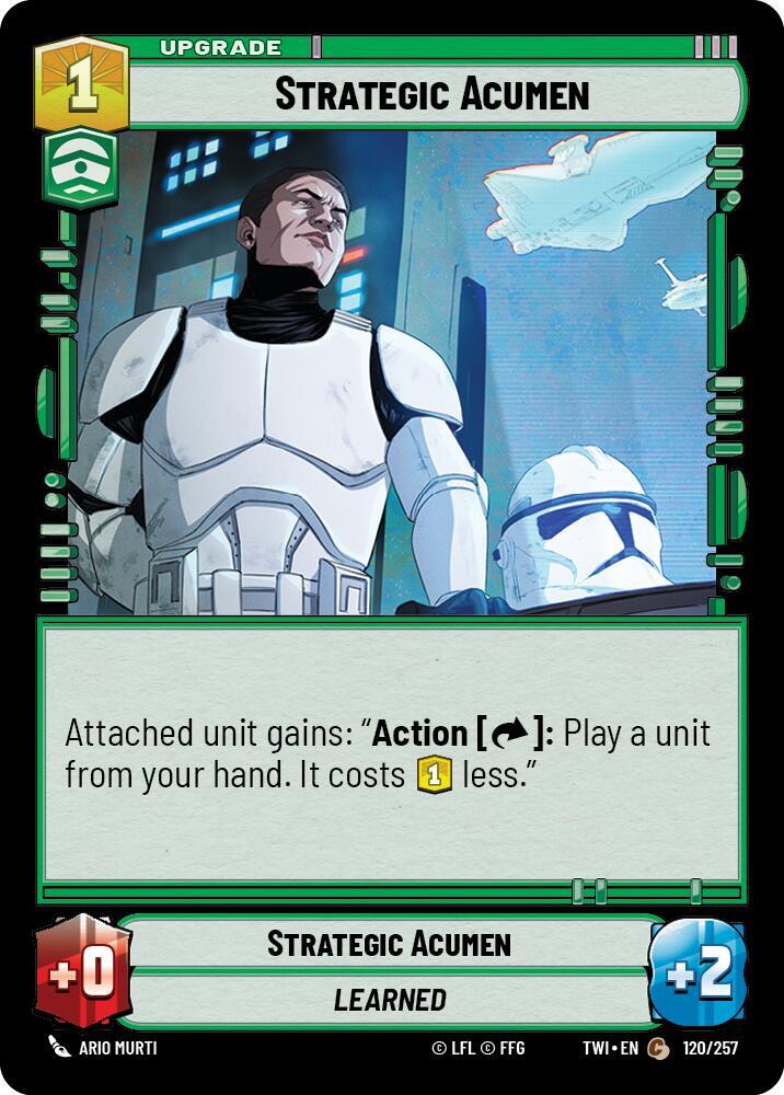 Strategic Acumen, Twilight of the Republic 120/257