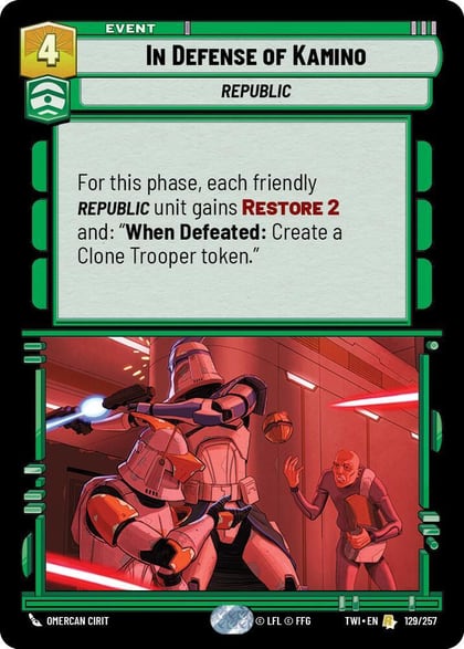 In Defense of Kamino, Twilight of the Republic 129/257