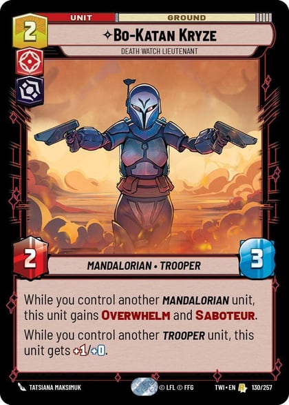 Bo-Katan Kryze - Death Watch Lieutenant, Twilight of the Republic 130/257