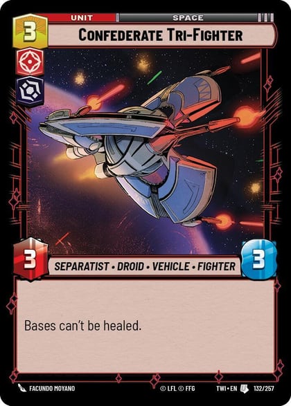 Confederate Tri-Fighter, Twilight of the Republic 132/257