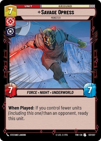 Savage Opress - Monster, Twilight of the Republic 137/257