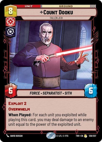 Count Dooku - Fallen Jedi, Twilight of the Republic 138/257