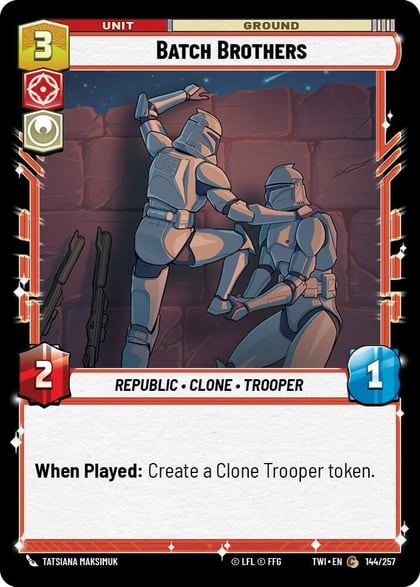 Batch Brothers, Twilight of the Republic 144/257