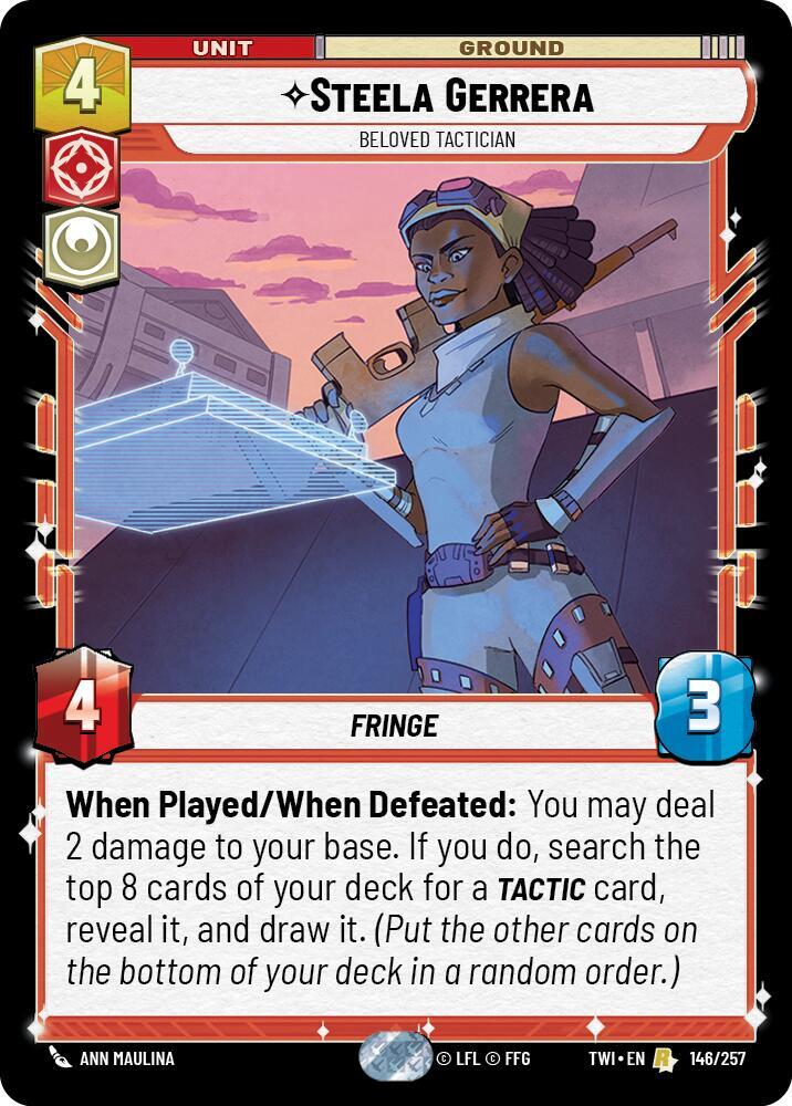 Steela Gerrera - Beloved Tactician, Twilight of the Republic 146/257