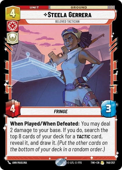 Steela Gerrera - Beloved Tactician, Twilight of the Republic 146/257