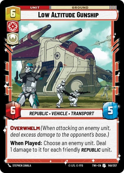 Low Altitude Gunship, Twilight of the Republic 149/257