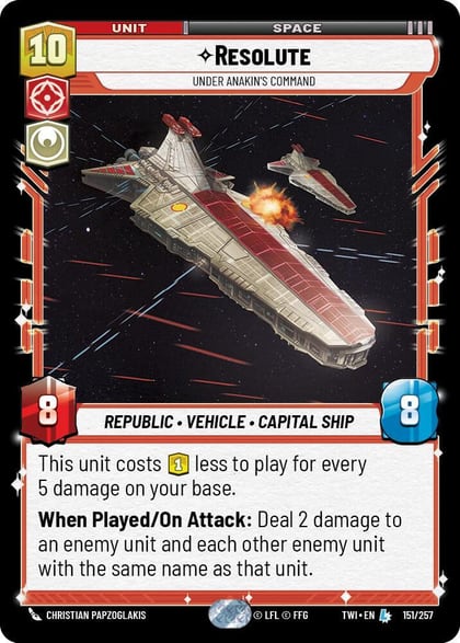 Resolute - Under Anakin's Command, Twilight of the Republic 151/257