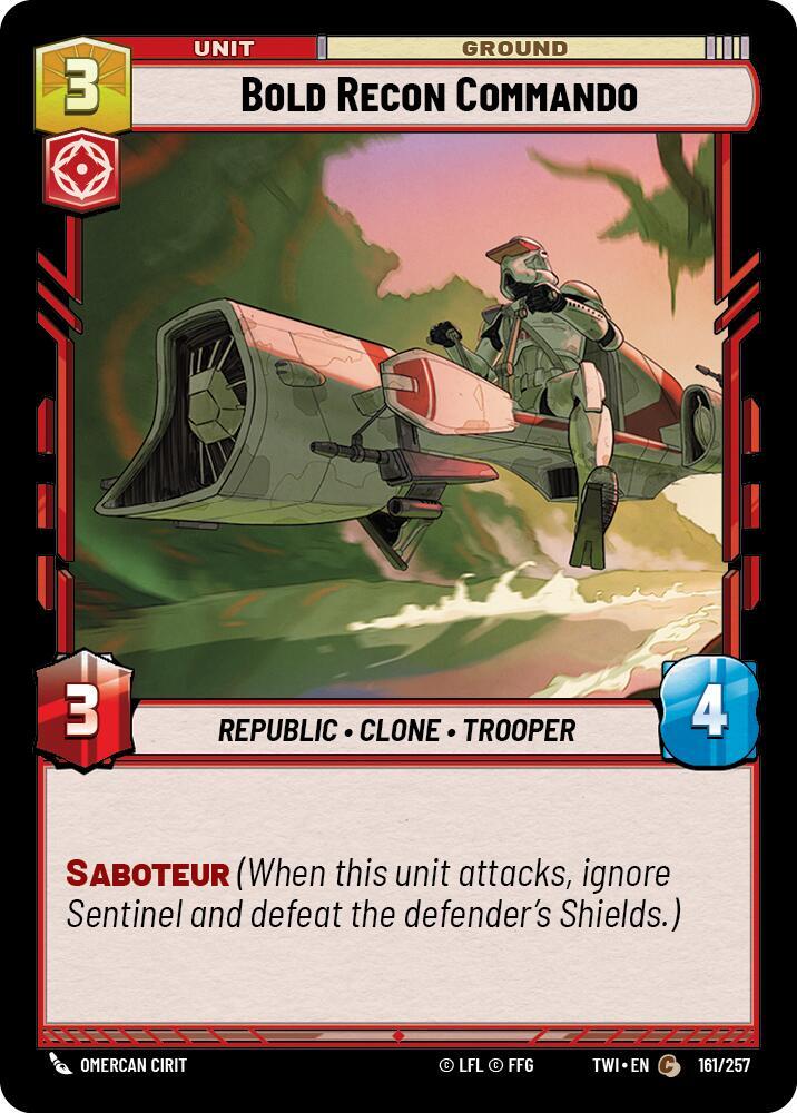 Bold Recon Commando, Twilight of the Republic 161/257