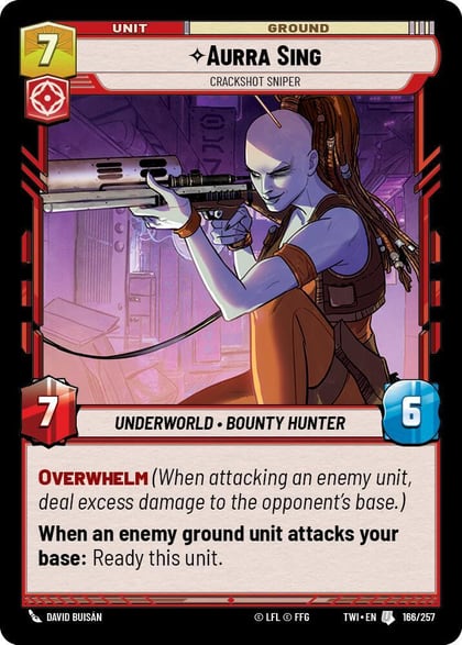 Aurra Sing - Crackshot Sniper, Twilight of the Republic 166/257