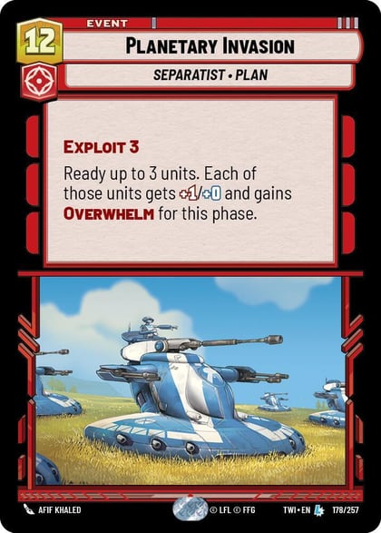 Planetary Invasion, Twilight of the Republic 178/257