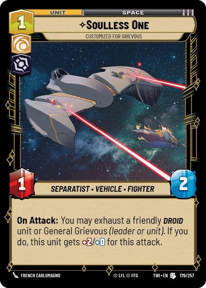 Soulless One - Customized for Grievous, Twilight of the Republic 179/257