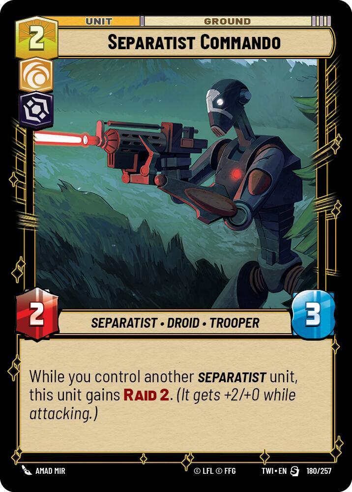 Separatist Commando, Twilight of the Republic 180/257
