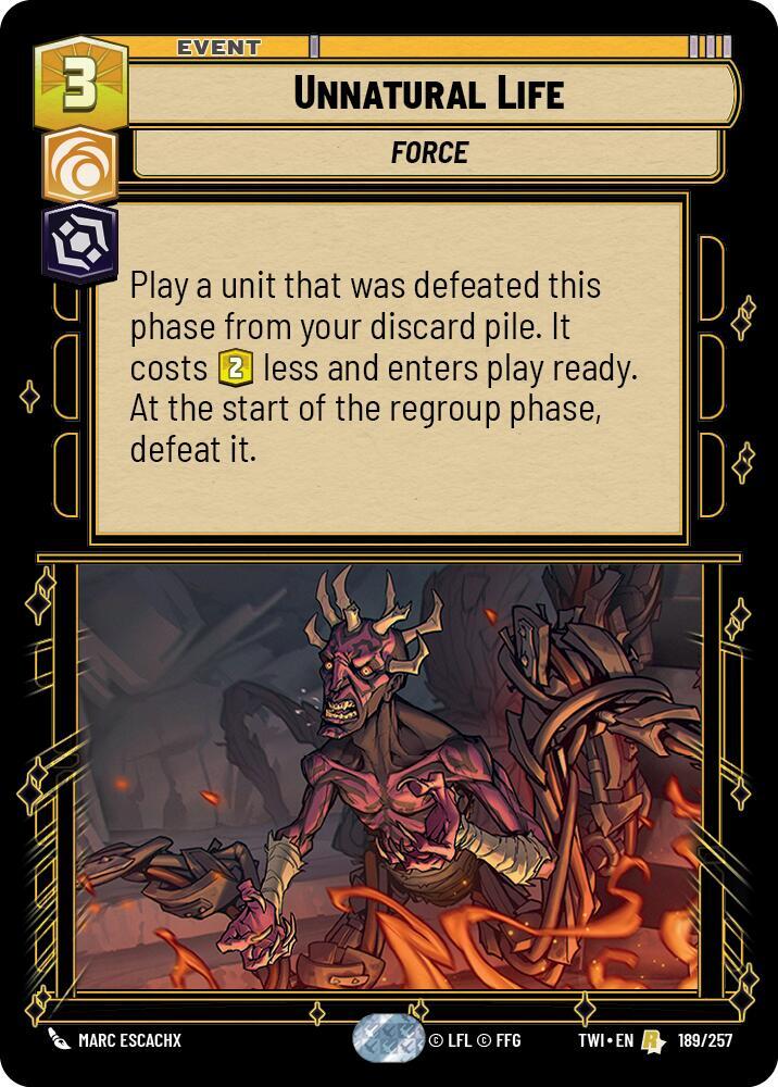 Unnatural Life, Twilight of the Republic 189/257