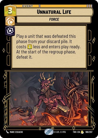 Unnatural Life, Twilight of the Republic 189/257
