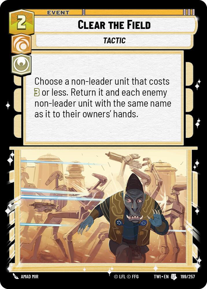 Clear the Field, Twilight of the Republic 199/257