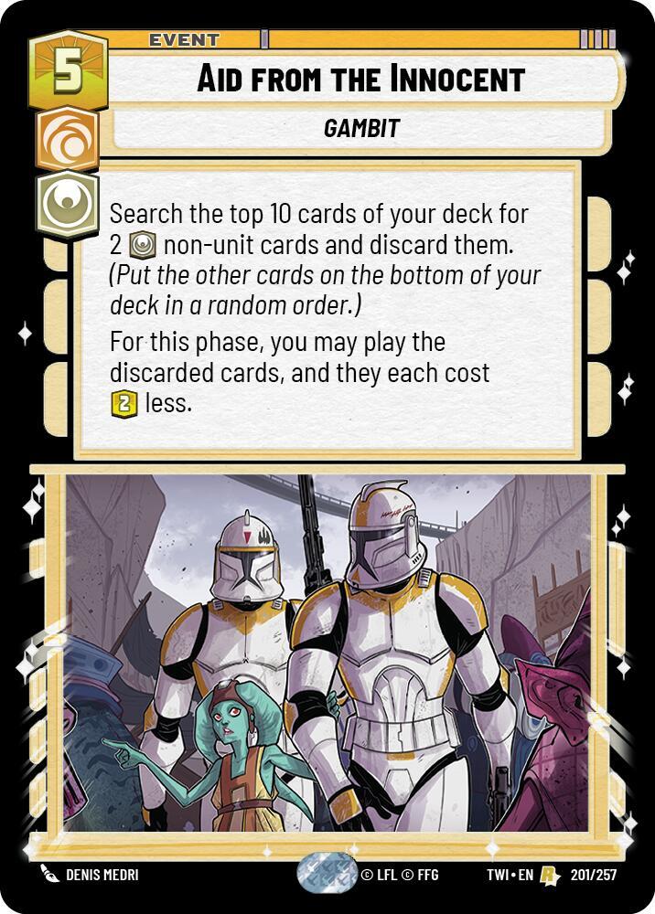 Aid from the Innocent, Twilight of the Republic 201/257