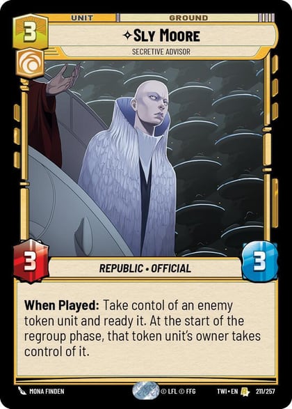 Sly Moore - Secretive Advisor, Twilight of the Republic 211/257