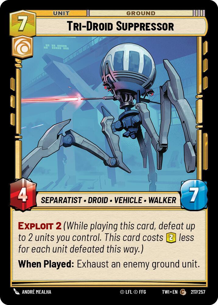 Tri-Droid Suppressor, Twilight of the Republic 217/257