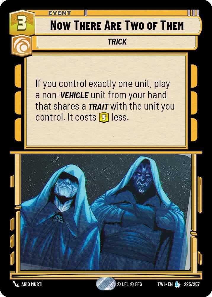 Now There Are Two of Them, Twilight of the Republic 225/257