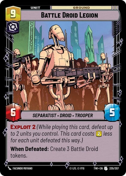Battle Droid Legion, Twilight of the Republic 235/257