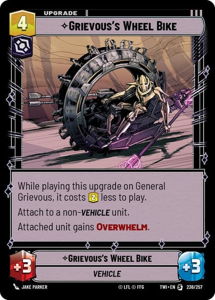Grievous's Wheel Bike, Twilight of the Republic 236/257