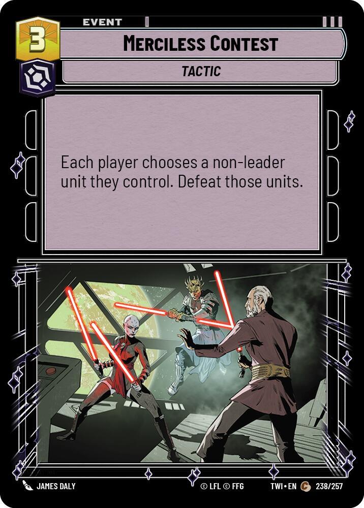 Merciless Contest, Twilight of the Republic 238/257