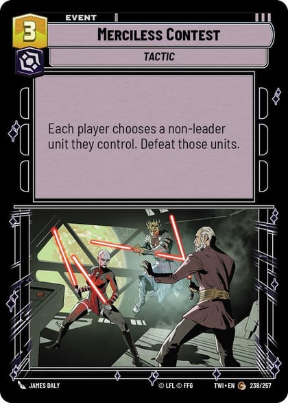Merciless Contest, Twilight of the Republic 238/257