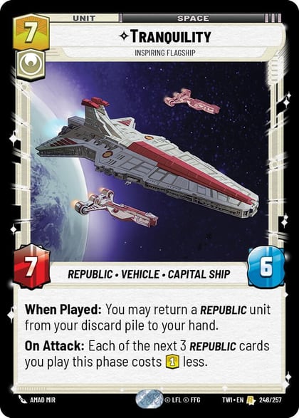 Tranquility - Inspiring Flagship, Twilight of the Republic 246/257