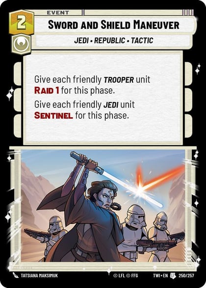Sword and Shield Maneuver, Twilight of the Republic 250/257