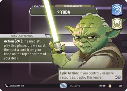 Yoda - Sensing Darkness (Showcase), Twilight of the Republic 261
