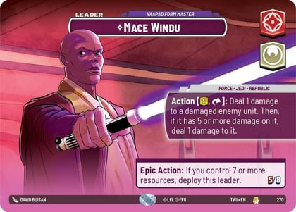Mace Windu - Vaapad Form Master (Showcase), Twilight of the Republic 270