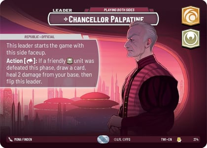 Chancellor Palpatine - Playing Both Sides (Showcase), Twilight of the Republic 274